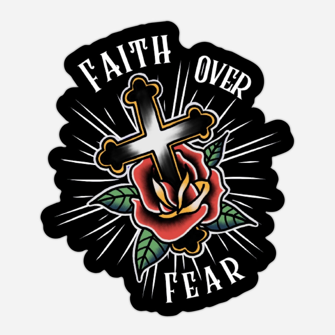 Faith Over Fear Sticker
